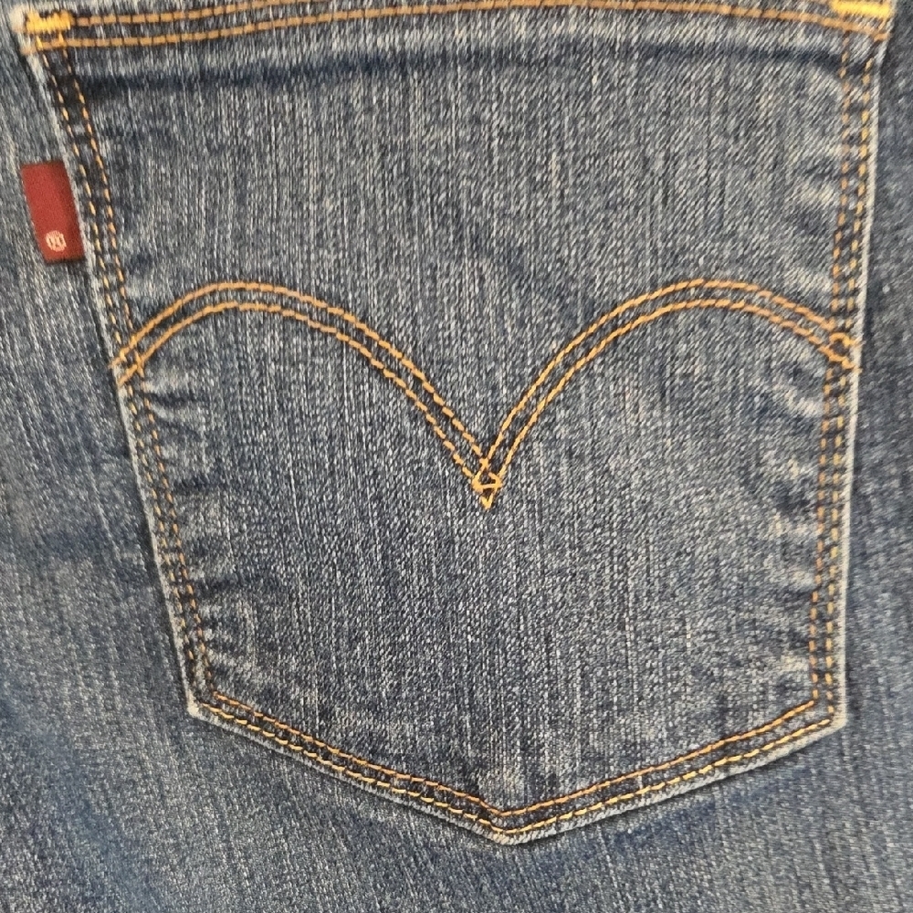 Levi's Pull-on Skinny Blue Jeans Woman's Size 6 - Picture 10 of 14